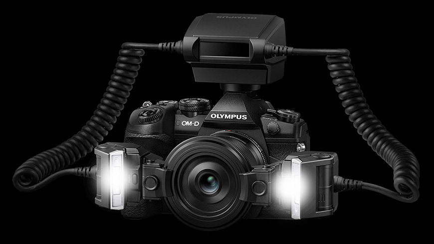 OLYMPUS Blesk STF-8 Macro